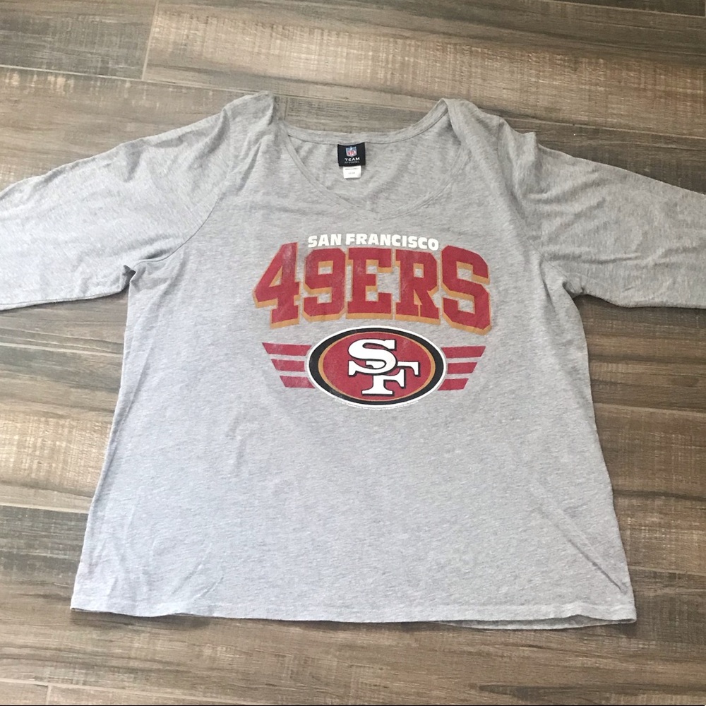 49ers! Three quarter sleeve Shirt! ❤️💛